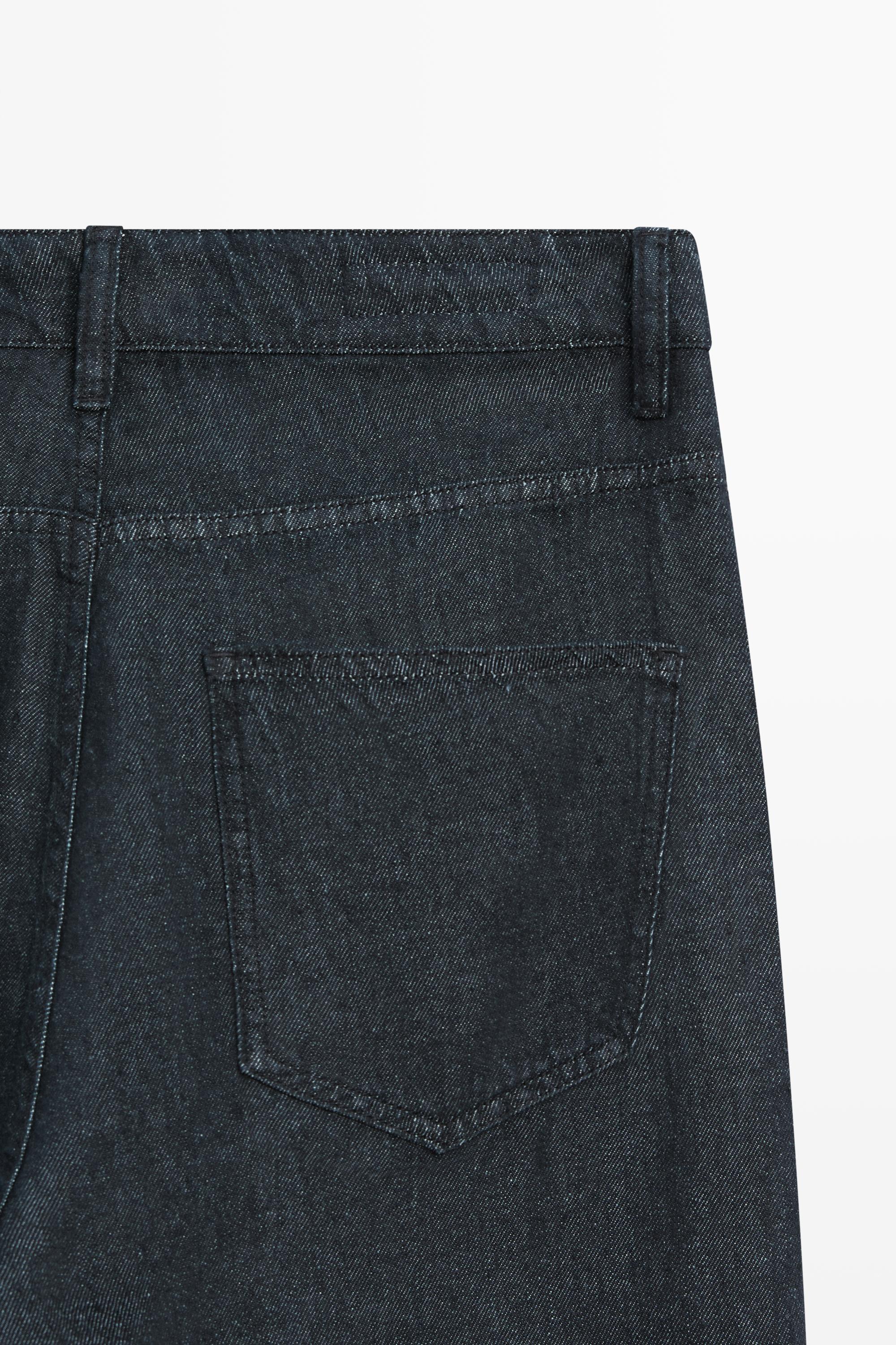 Faux jean straight lin